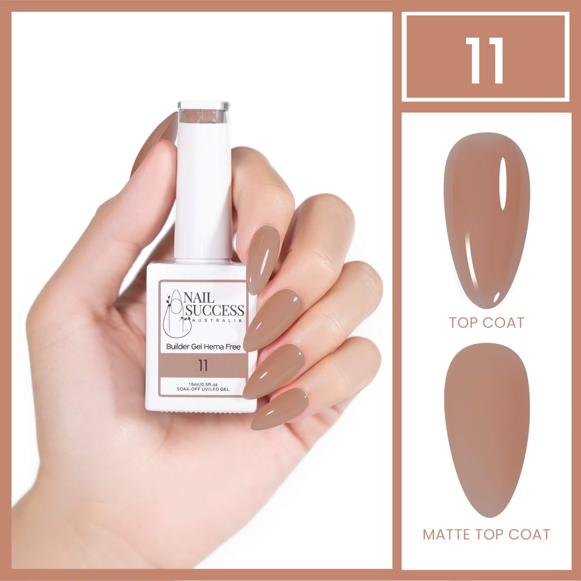 Professional HEMA-Free Nail Builder Gel - Strong & Durable for DIY Manicures, Nail Extensions & Salon-Quality Nails at Home