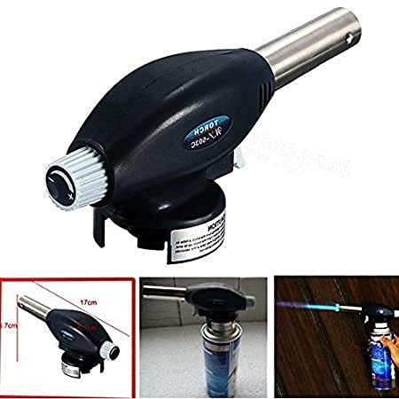 Butane Gas Torch Blow Torch Flame Gun - Professional Cooking, Soldering, Jewelry Making & DIY Projects