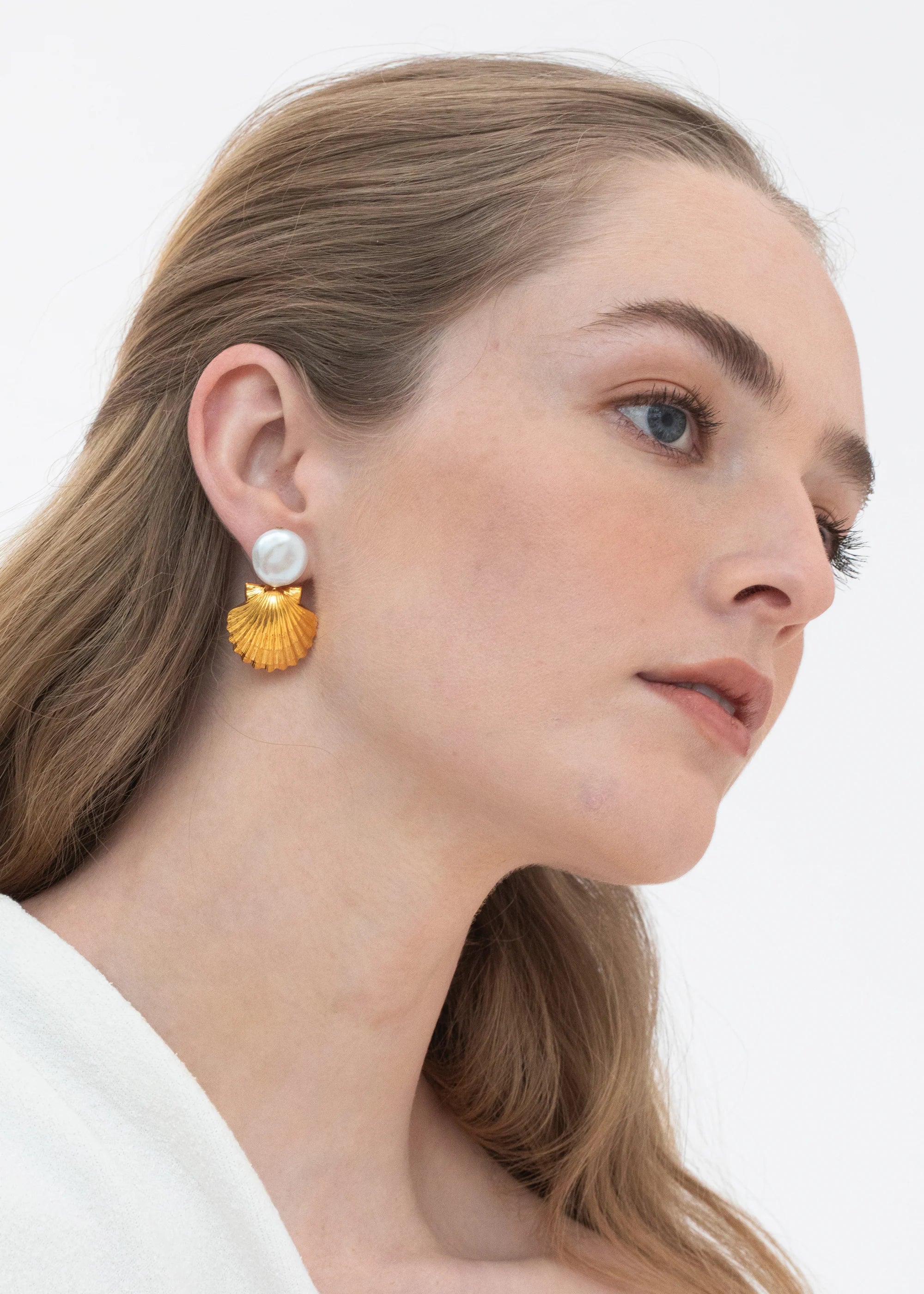 Laguna Gold Earrings for Women - Elegant Dangle Hoop Earrings for Everyday Wear & Special Occasions