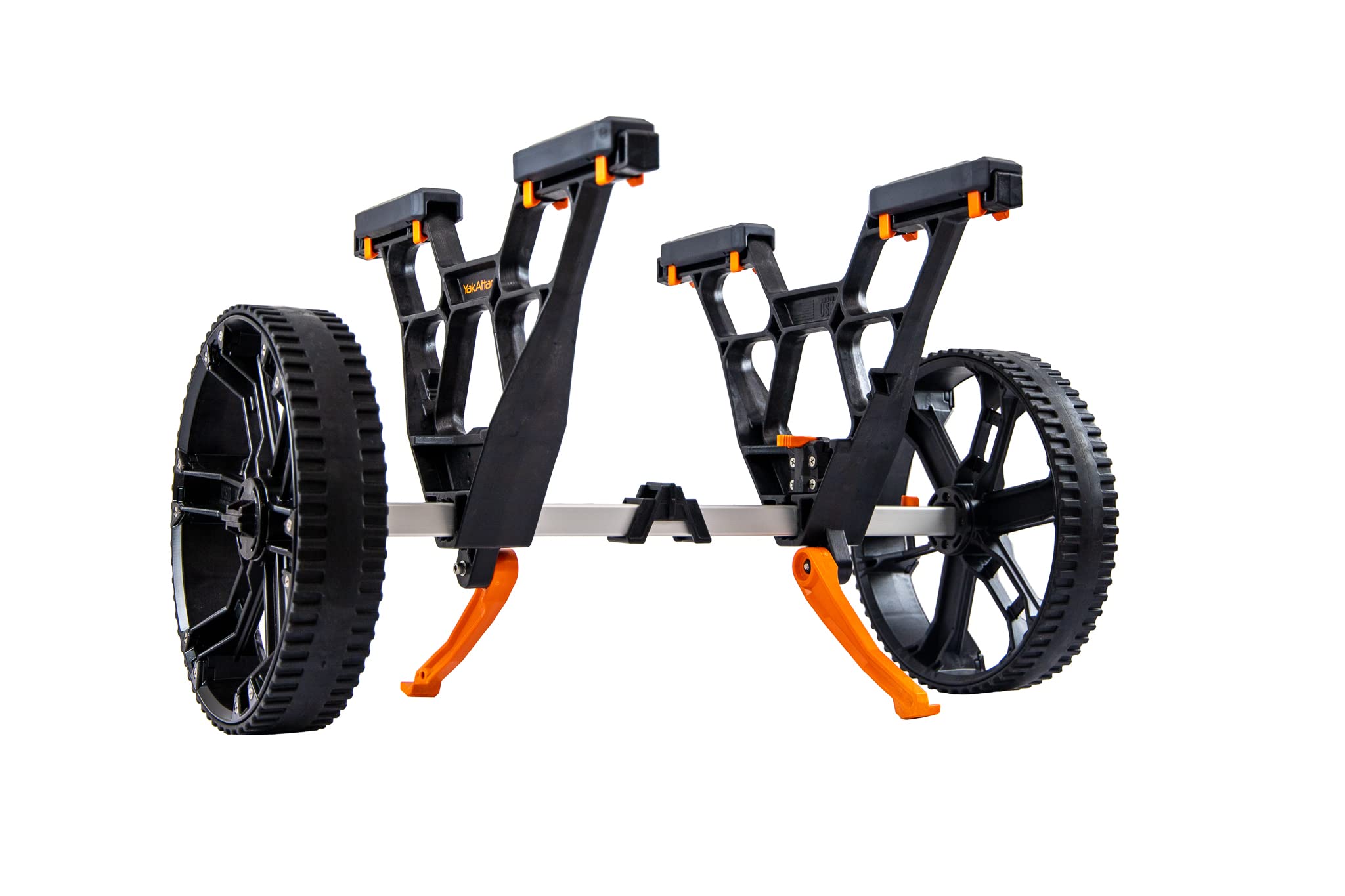 YakAttack TowNStow Kayak Cart - Adjustable Collapsible Kayak Carrier Dolly for Easy Transport | Kayak Fishing Accessories | Perfect for Beach, River & Outdoor Adventures