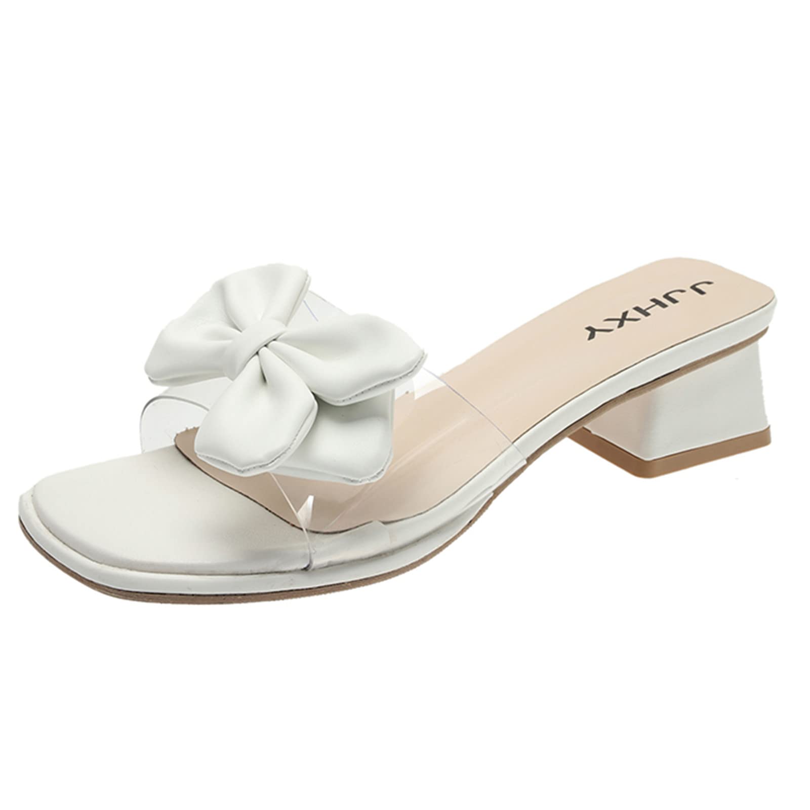 Women's Wide White Summer Sandals with Wedge Heels - Comfortable Beach & Casual Walking Shoes for Outdoor Activities