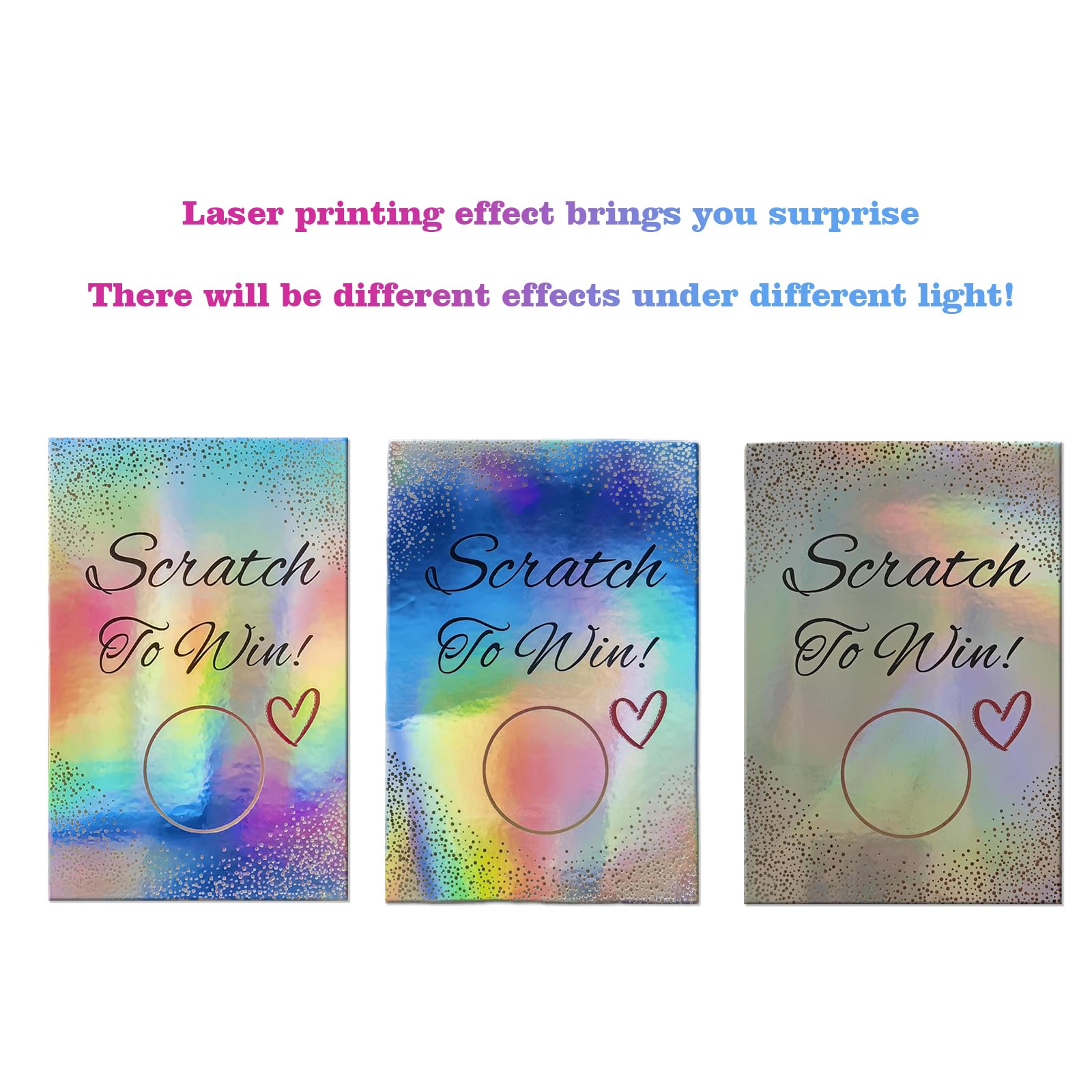120-Piece Scratch Off Cards for Small Business Promotions & Giveaways - Customizable Blank Gift Cards for Holidays, Valentine's Day, Weddings, Date Nights, Birthdays & Parties (Silver) - Perfect for Customer Appreciation, Loyalty Rewards & Event Favors