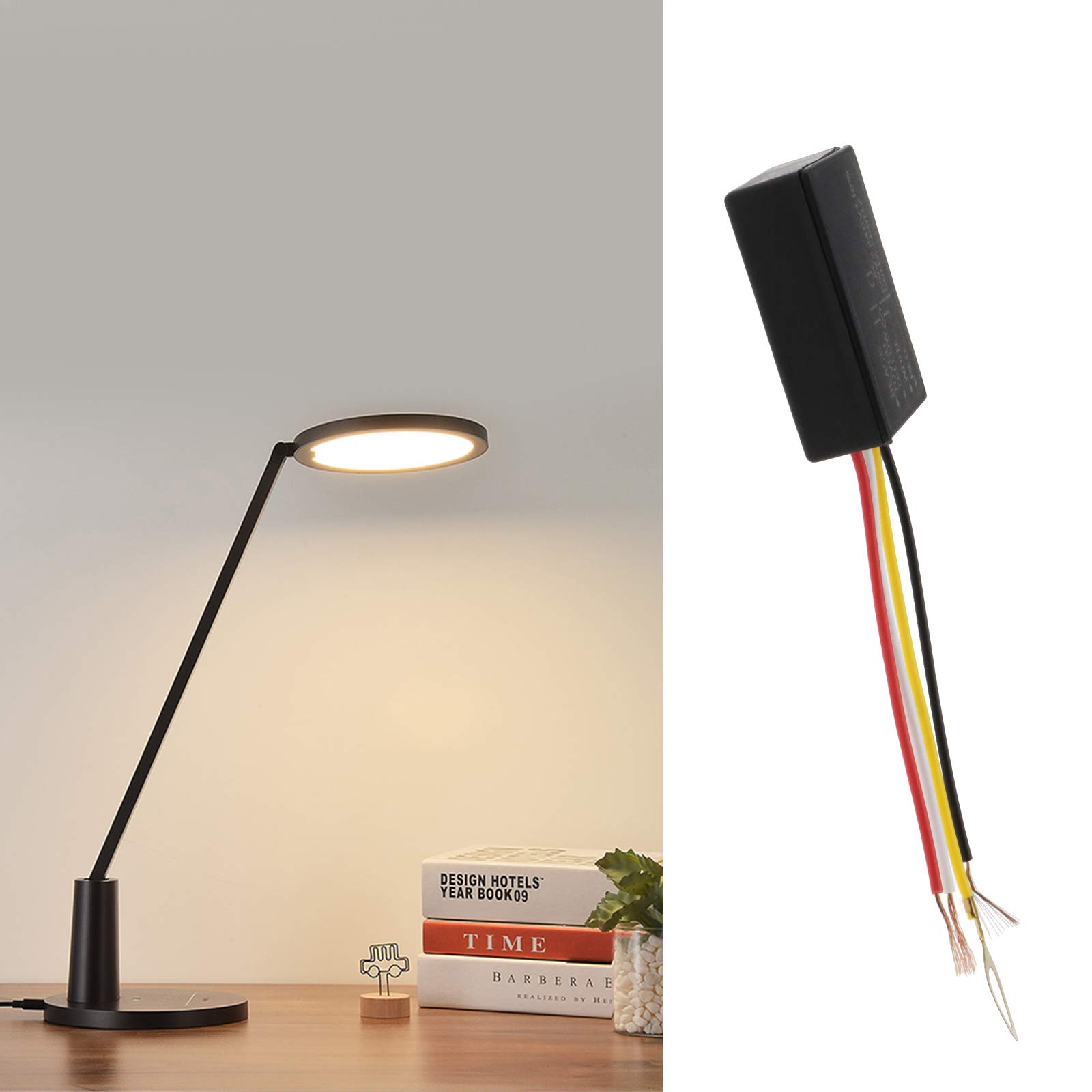 2Pcs 3-Way Touch Control Sensor Switch Dimmer Module 110V-240V AC 50Hz for Lamps & Desk Lights - CE Certified for Home, Office & Bedroom Lighting Control