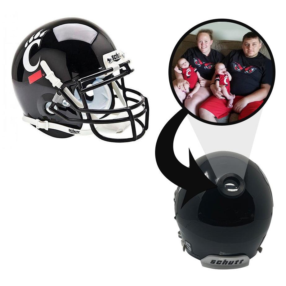 Cincinnati Bearcats College Football Collectible Mini Helmet - Authentic Replica with Display Stand - Perfect for Fans, Collectors & Game Room Decor - FANZ Collectibles