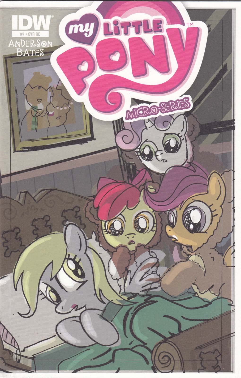 My Little Pony Micro-Series #7D VF/NM IDW Comic Book - Rare RE Variant Edition | Perfect for Collectors & Comic Enthusiasts