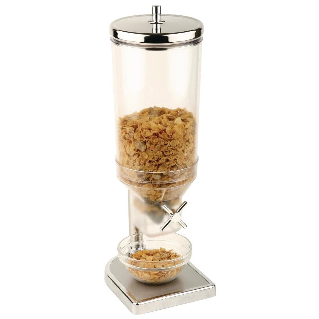 APS Fresh & Easy Cereal Dispenser - 4.5L Airtight Food Storage Container for Cereal, Muesli & Dry Goods - Removable BPA-Free Plastic Bin with Secure Locking Lid - Perfect for Kitchen Pantry Organization & Breakfast Serving