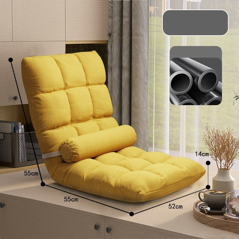 Comfortable Tatami Foldable Recliner Sofa Chair - Adjustable Backrest for Living Room, Bedroom & Outdoor Relaxation | Perfect for Lounging, Napping & Reading