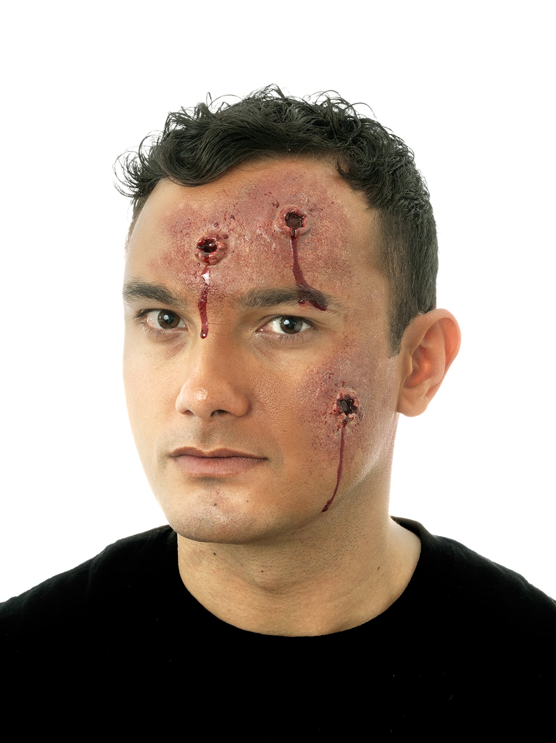 Professional Cinema Secrets Body Hits Bullet Holes Latex Appliances for Special Effects Makeup – Perfect for Halloween, Cosplay, and Movie Productions