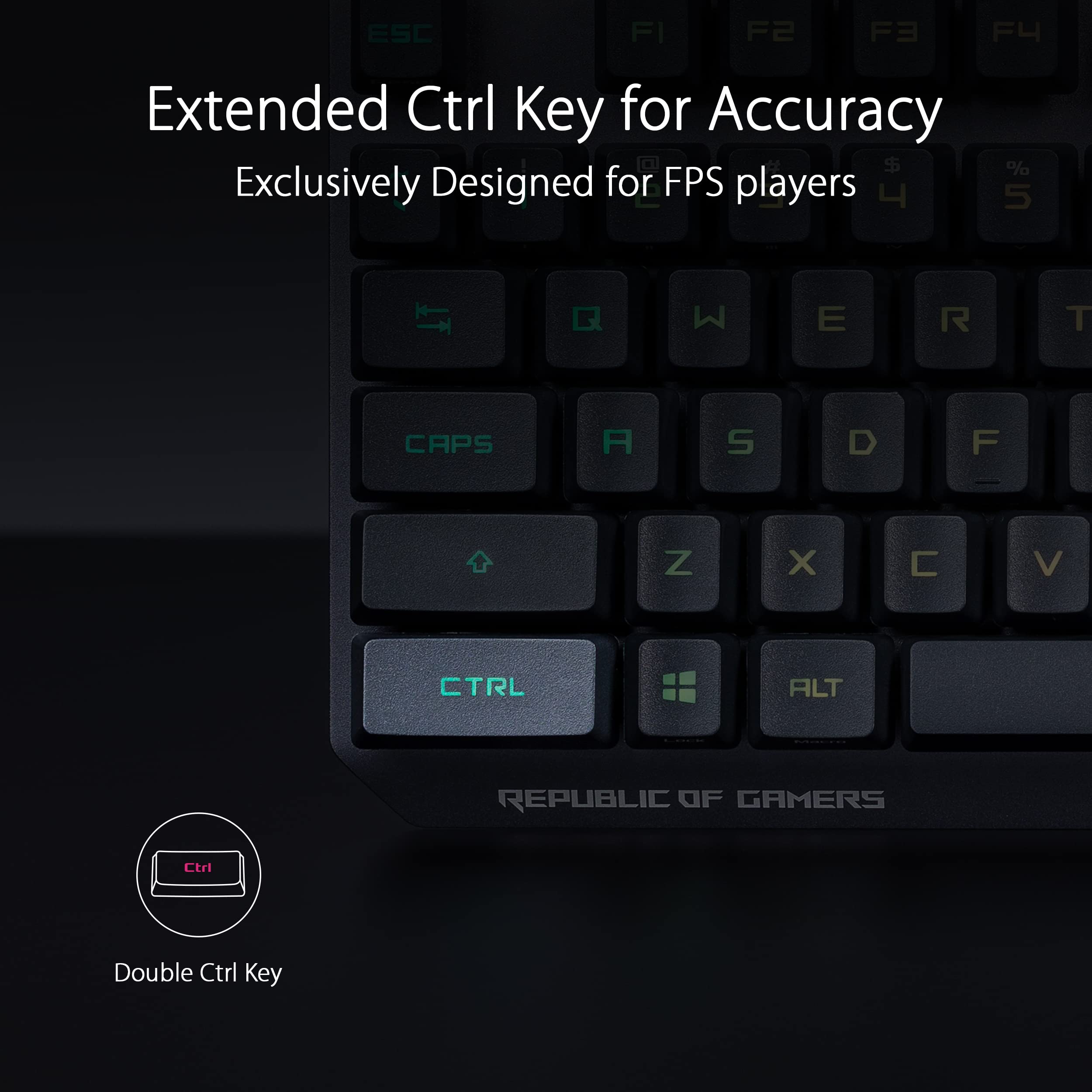 ASUS ROG Strix Scope RX TKL Wireless Deluxe 80% Compact Gaming Keyboard - Tri-Mode (2.4GHz/Bluetooth/Wired), ROG RX Blue Optical Switches, PBT Keycaps, RGB Backlit, Detachable Wrist Rest - Perfect for Esports, FPS & MMO Gaming
