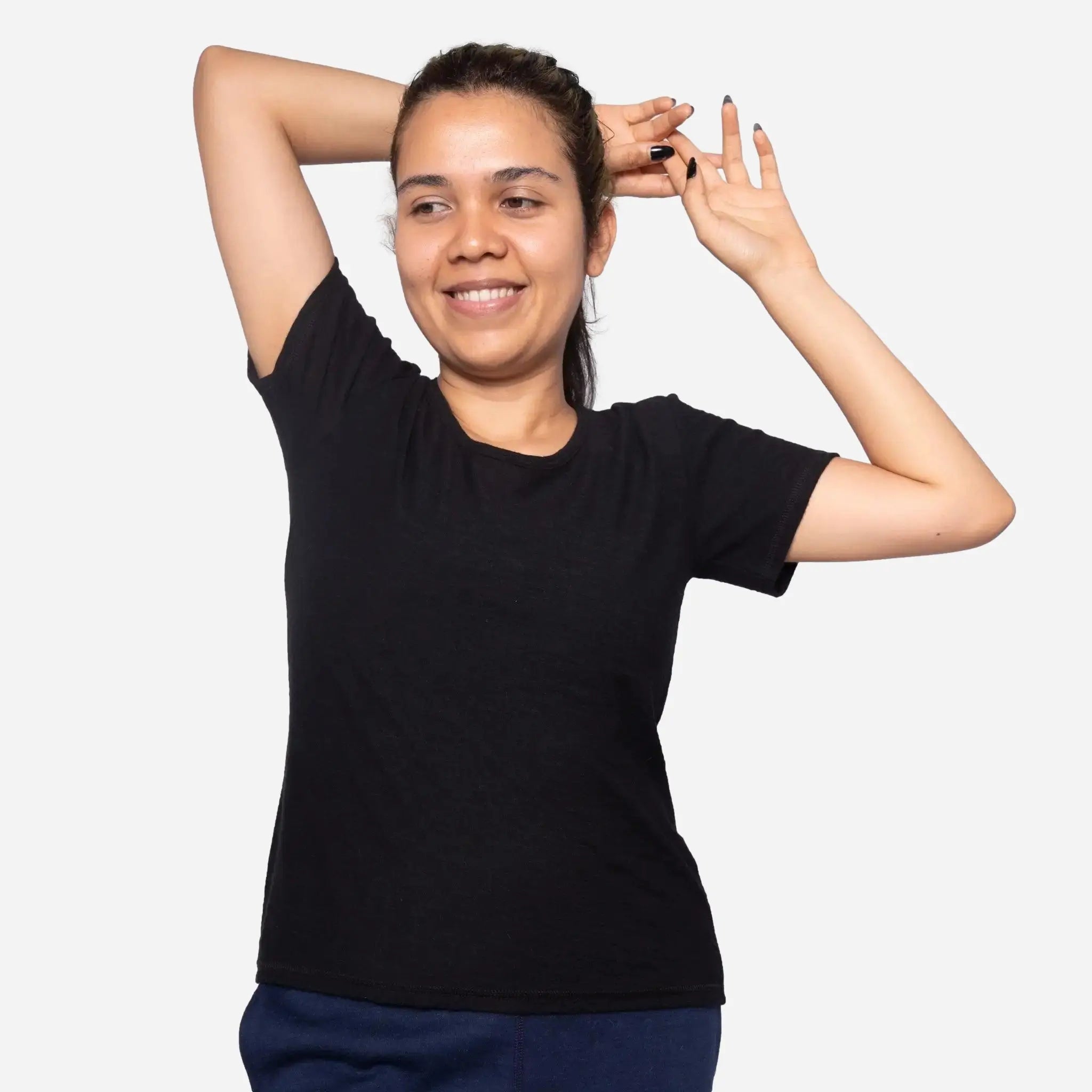 Women's Alpaca Wool Hiking T-Shirt - 160 Ultralight & Relaxed Fit for Outdoor Adventures & Travel