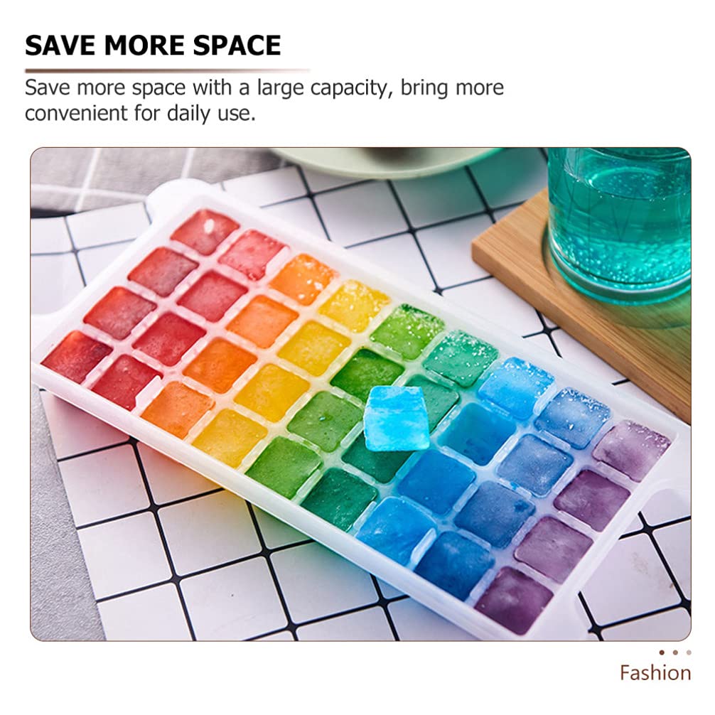 Premium Silicone Ice Cube Tray Set - Flexible Sphere Ice Molds for Freezer, Cocktails, Baby Food & Chocolate Making - BPA-Free Kitchen Accessory (White)
