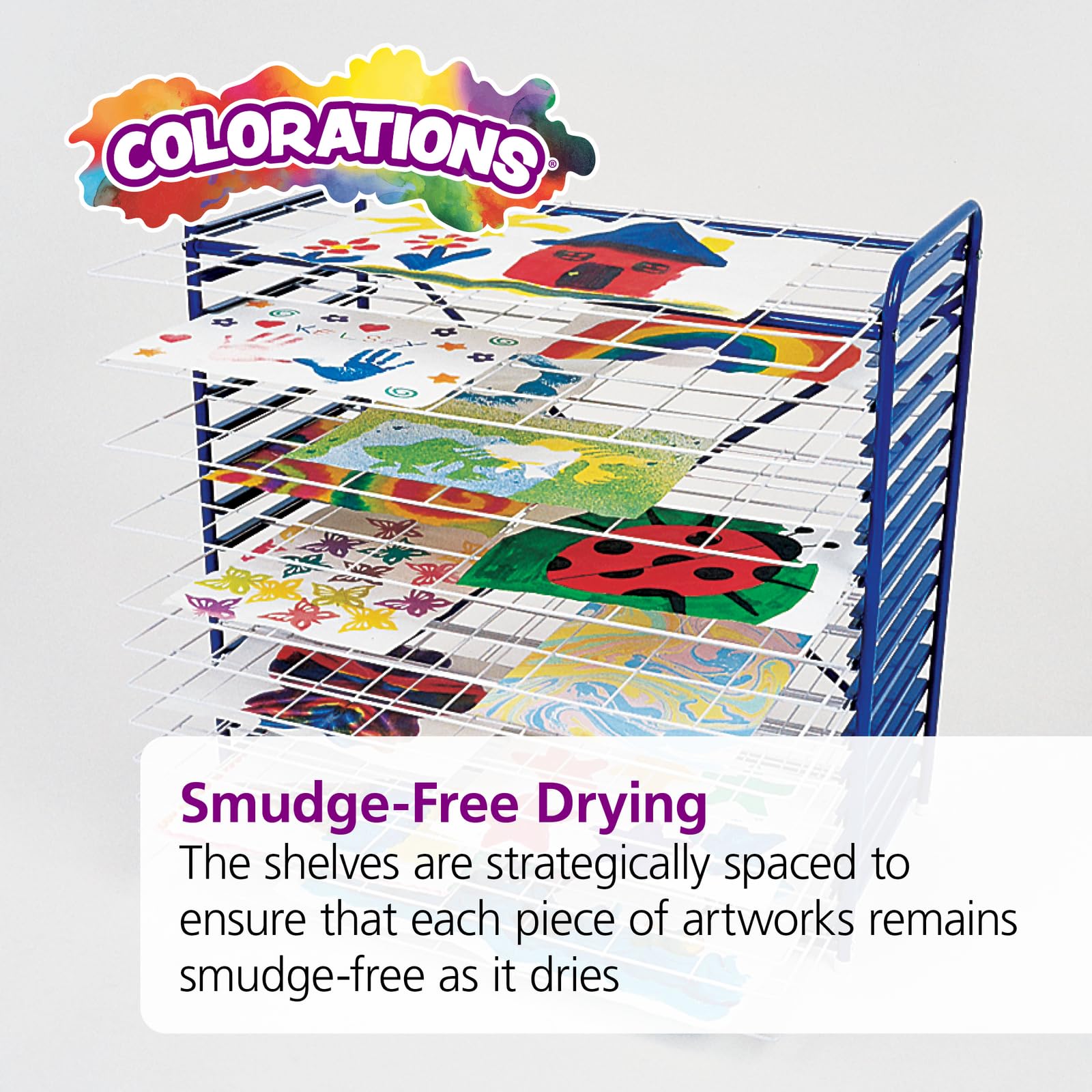 Colorations Metal Art Drying Rack for Paintings - 26