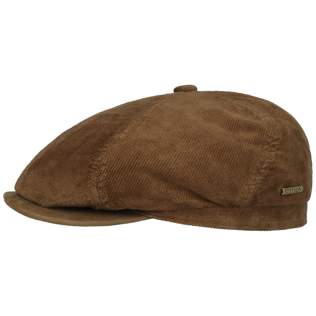 Stetson 6-Panel Cotton Flat Cap for Men - Classic Structured Baseball Hat for Casual, Outdoor & Golf Wear