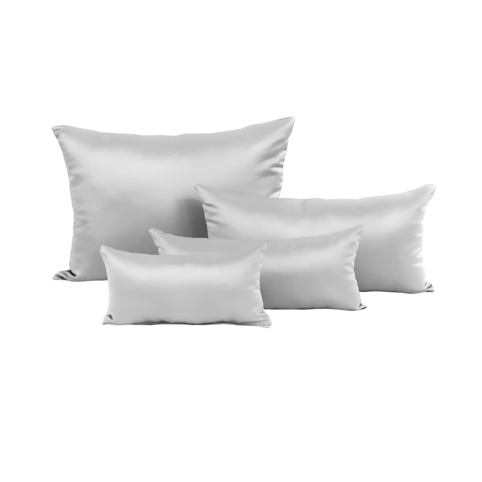 Fabrinique Handbag Insert Pillows Set - 4PC Cushioned Purse Fillers to Prevent Creases & Damage (Ice Grey, S-L) | Perfect for Organizing & Protecting Luxury Bags During Storage & Travel
