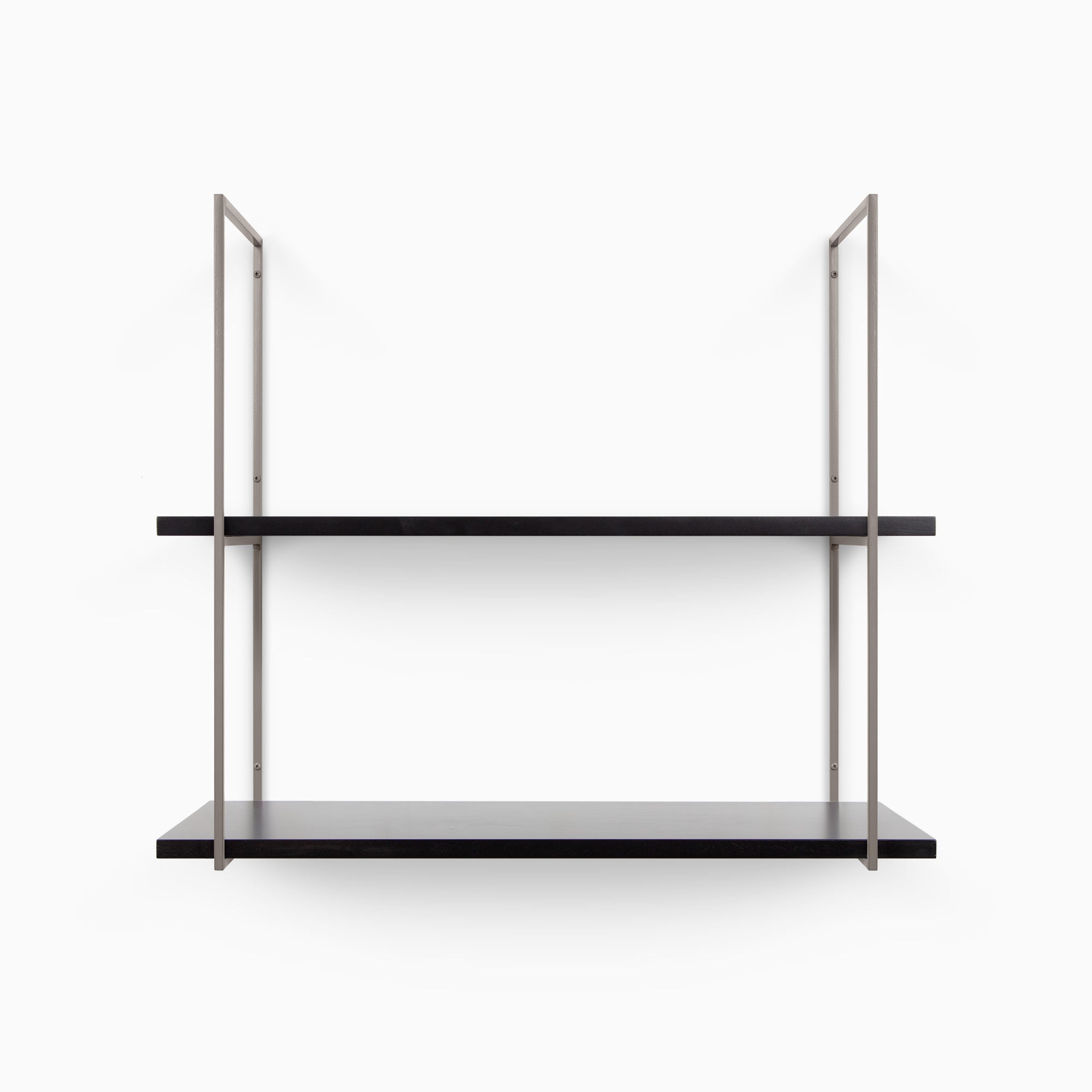 Lloyd Black 4 Tier Metal Shelf Organizer - Sturdy Storage Rack for Kitchen, Bathroom, Office | Space Saving Home Organization Solution