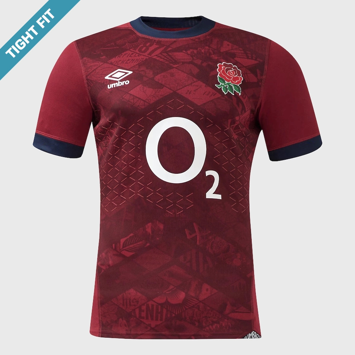 Umbro England Men's Alternate Pro Rugby Shirt 2024/25 - Official Jersey for Rugby Fans & Players - Perfect for Matches, Training, and Sports Events