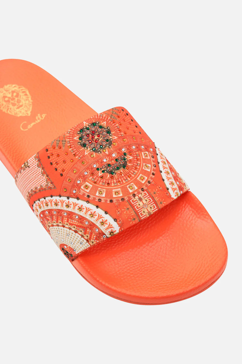 Amelia Comfortable Non-Slip Pool Slides - The Obelisk Gate Waterproof Sandals for Beach, Swimming & Vacation