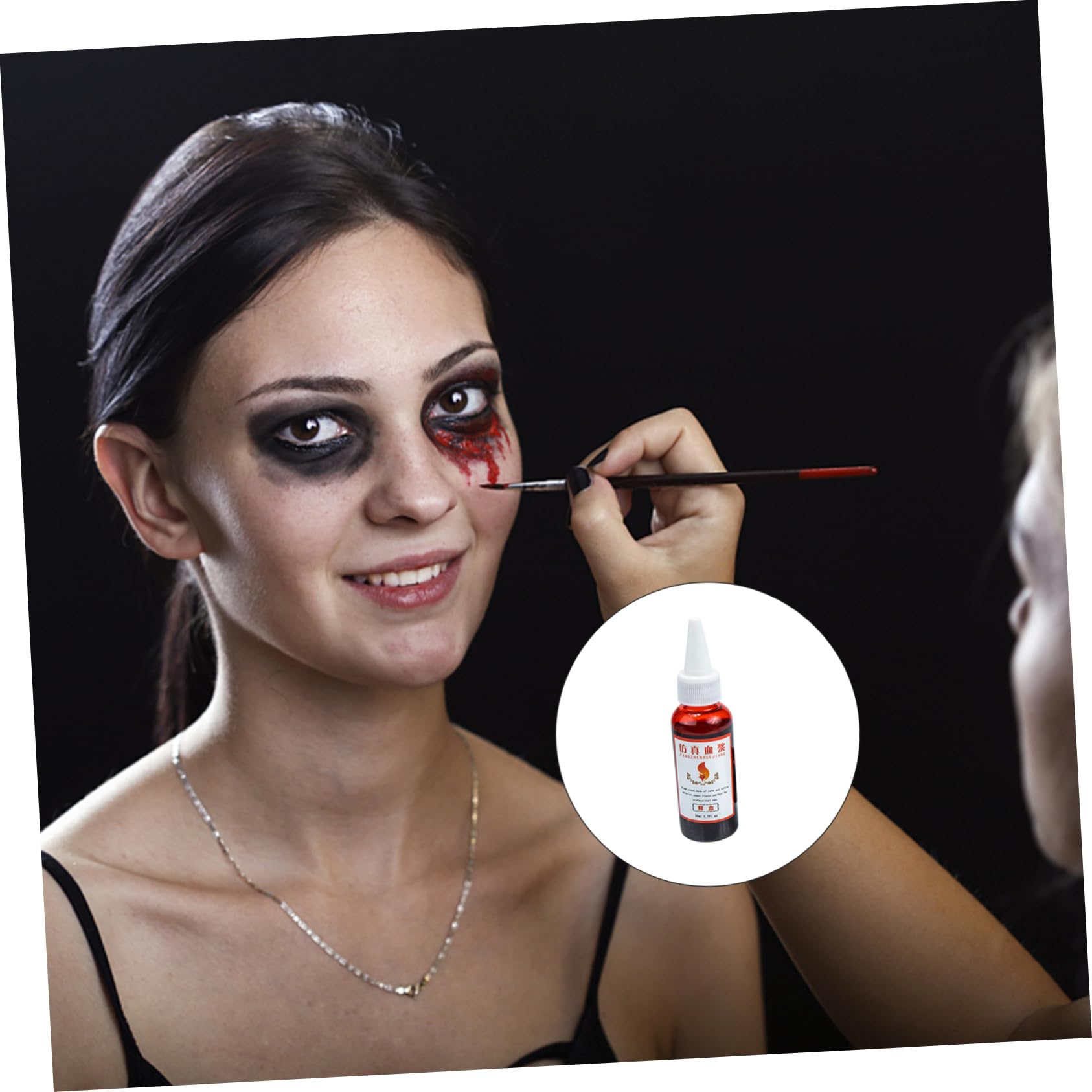 2Pcs Fake Blood for Halloween Cosplay & Makeup - Scary Costume Accessories