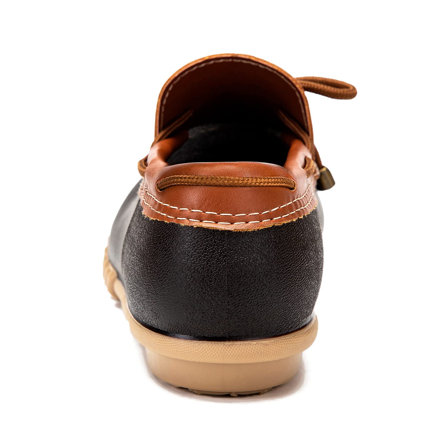 DKSUKO Women's Waterproof Snow Loafer Shoes - Slip On Flat Duck Boots for Winter, Comfortable & Warm Casual Shoes for Snowy Days, Outdoor Walking, and Daily Wear