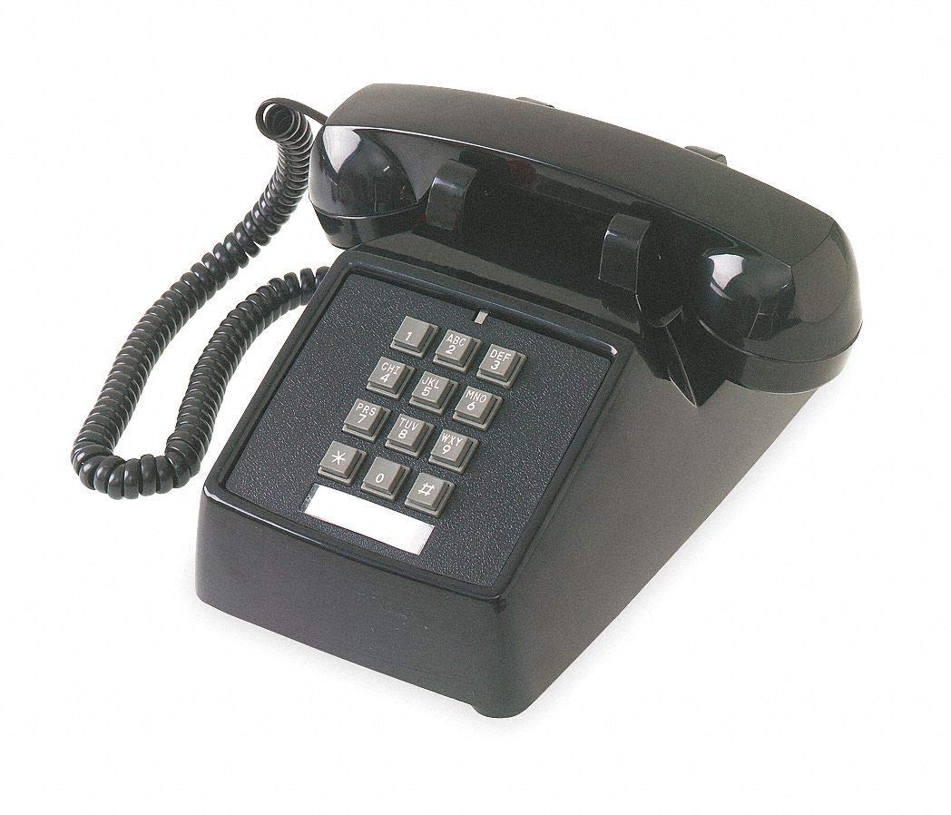 Cetis Standard Desk Phone - 2510D NOMW (Black) | Business Office Telephone with Clear Sound | Ideal for Home Office, Small Business & Call Centers