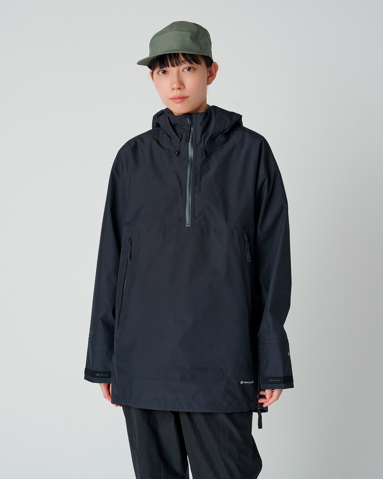 GORE-TEX Waterproof Rain Pullover Jacket for Men & Women - Lightweight Windproof Hiking & Outdoor Raincoat for Camping, Running & Travel