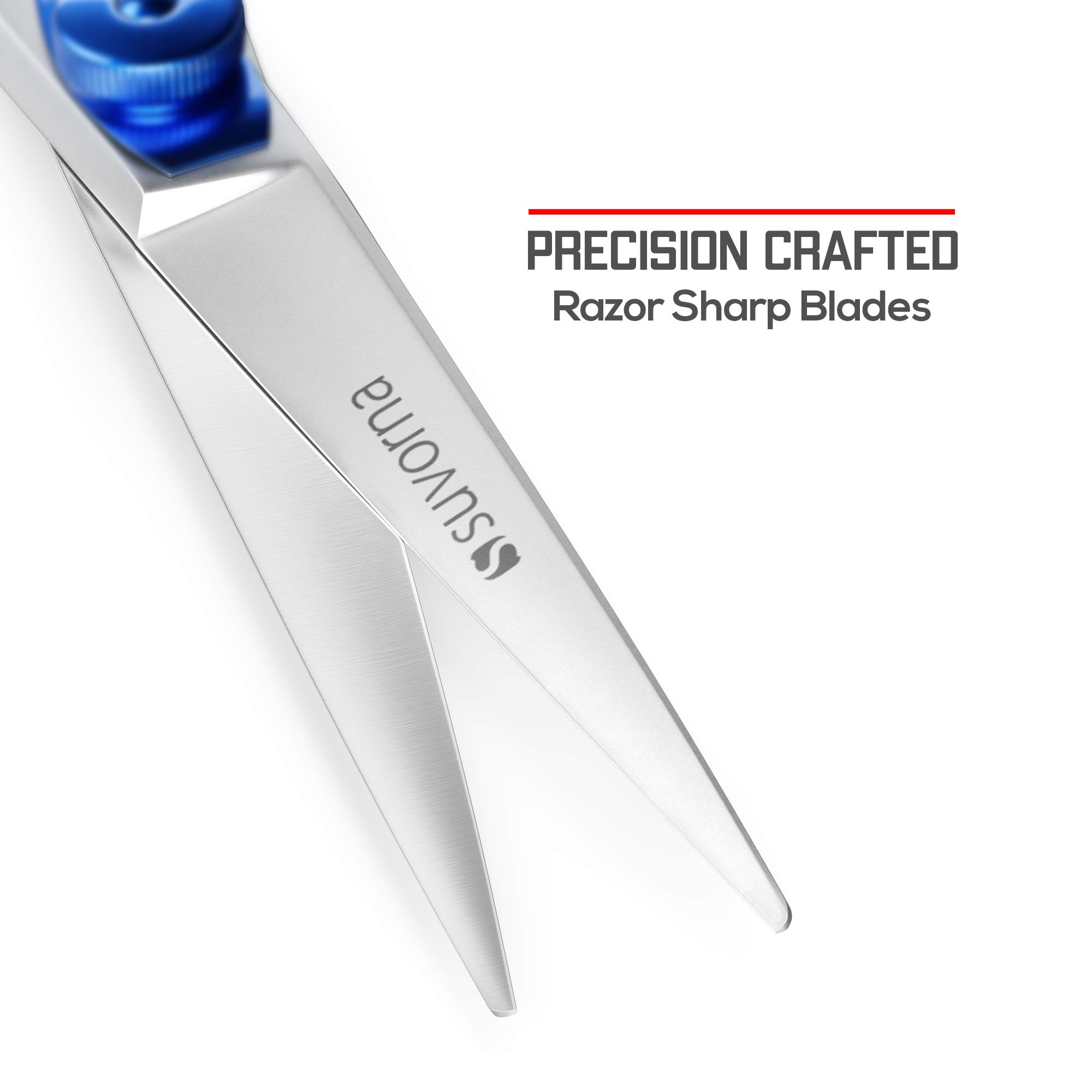 Professional 5.5 Inch Hair Cutting Scissors for Barbers & Stylists - Sharp Hairdressing Shears for Women & Men - Perfect for Salon, Home Haircuts & DIY Styling