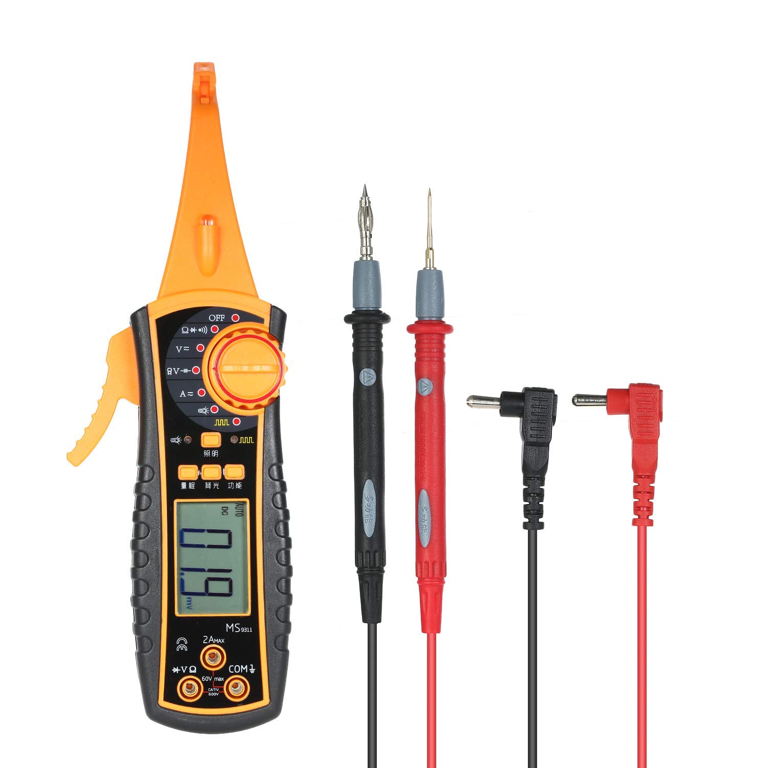 SH-CHEN Auto Circuit Detector - 12V/24V Digital Power Circuit Probe Kit, Car Voltage Tester & Multimeter for Vehicle Electrical Diagnostics - Perfect for Mechanics, DIY Car Repairs & Automotive Electrical Testing