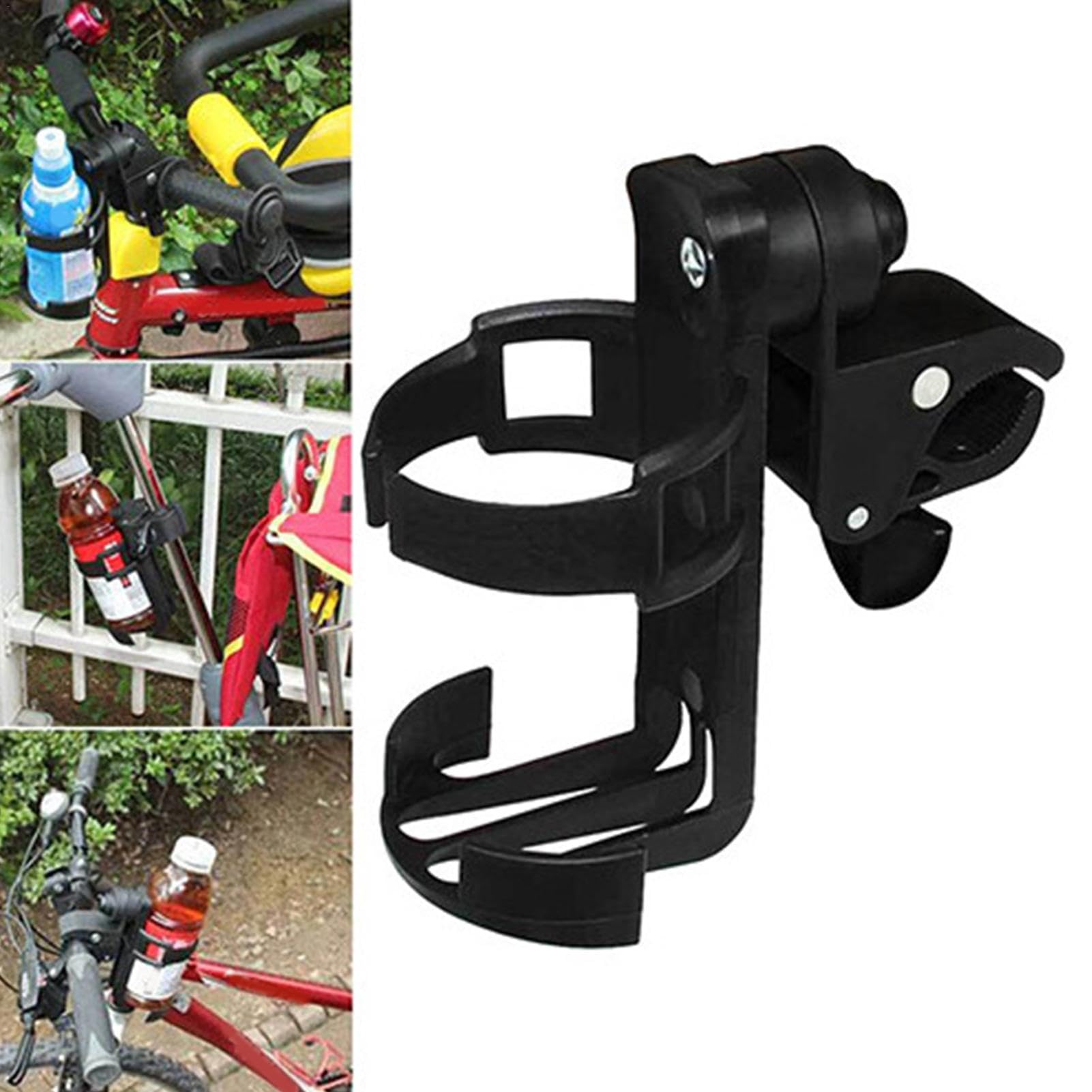 Stroller Cup Holder - Handlebar Drink Bottle Rack for Prams, Wheelchairs & Golf Carts | Outdoor Use