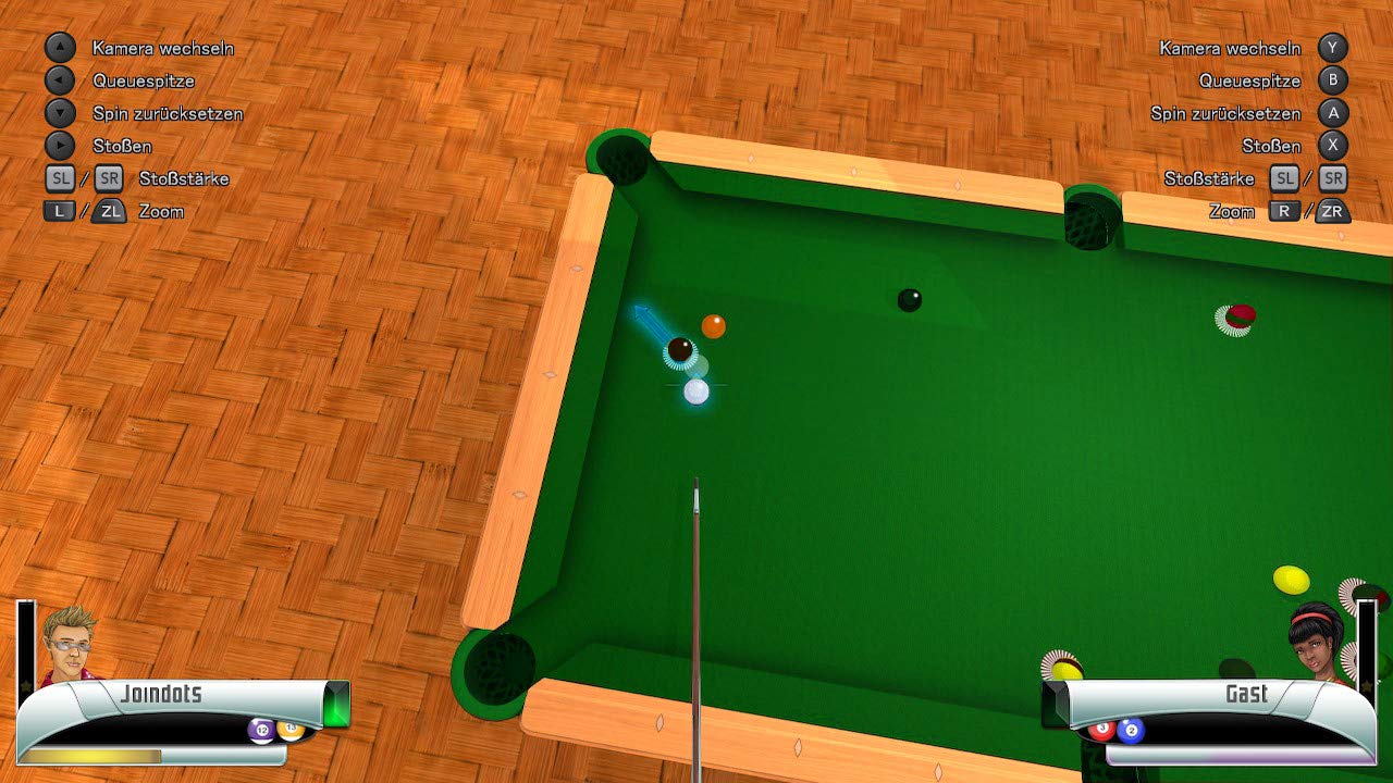 3D Billiard Pool & Snooker Game for Nintendo Switch - Realistic Sports Simulation for Home Entertainment & Party Fun