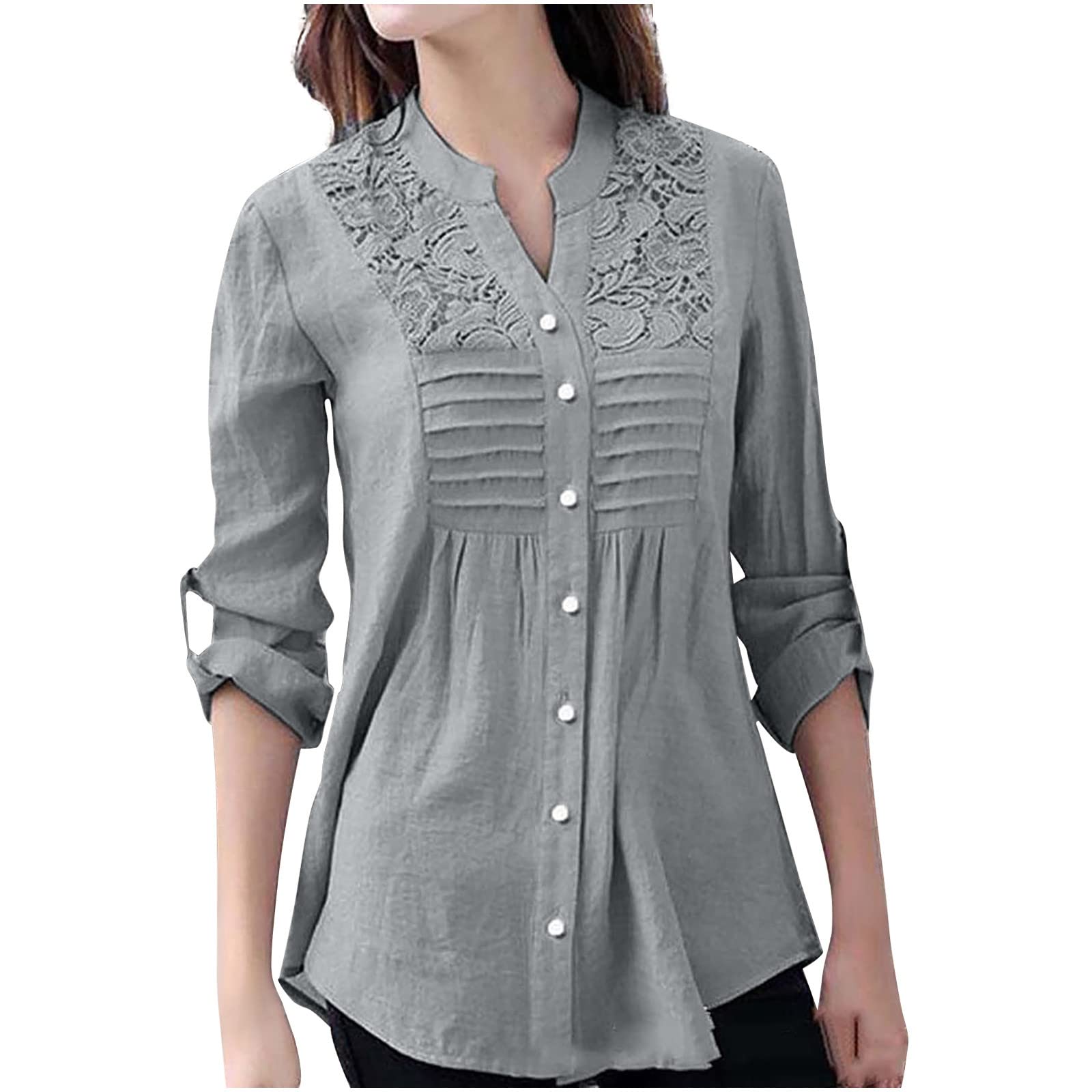 Women's Summer Short Sleeve T-Shirts - Vintage Crew Neck Loose Fit Flowy Tunic Tops for Casual Wear, Beach Outfits & Everyday Comfort