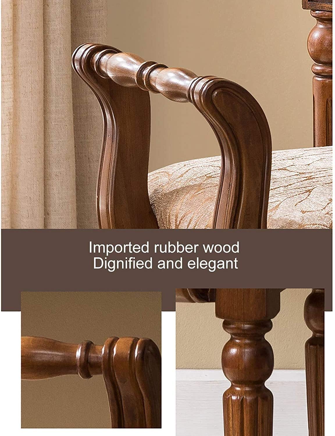 Ergonomic Vanity Stool with Wooden Legs - Low Back Makeup Dressing Chair for Bedroom Furniture (Cloth Fabric) | Perfect for Makeup Table, Dressing Room & Bedroom Decor