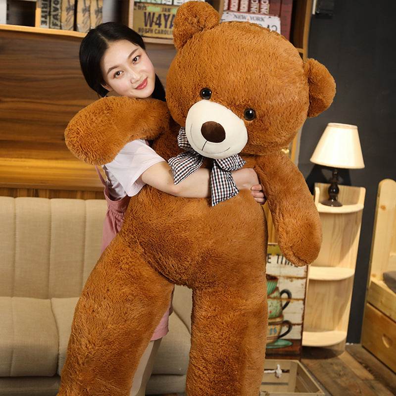 4.5 Ft Giant Life Size Teddy Bear Plush Stuffed Animal - Perfect for Gifts, Home Decor, and Cuddling