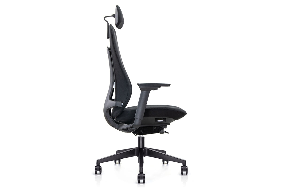 Premium Macaw Executive Fabric Chair - High Back Ergonomic Office Chair for Home & Business - Perfect for Long Hours of Comfortable Work or Study