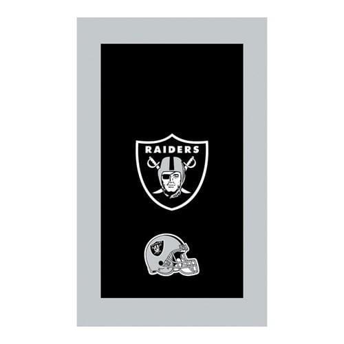 Oakland Raiders NFL Team Logo Microfiber Towel - Absorbent & Quick-Drying for Sports, Gym, and Tailgating