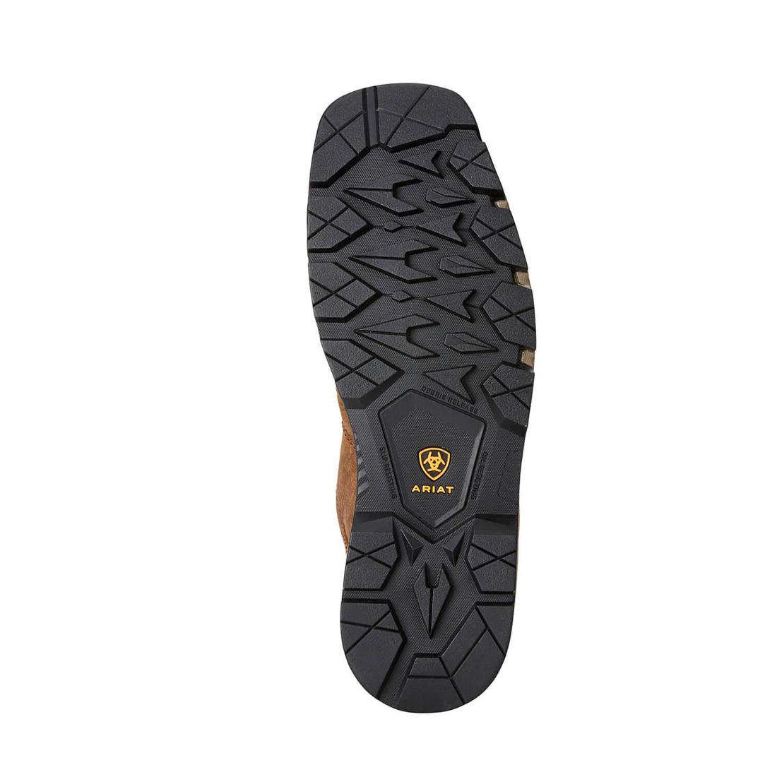 Rebar Flex Composite Toe Waterproof Pull On Western Work Boots - Slip Resistant Safety Shoes for Construction, Farming & Outdoor Work