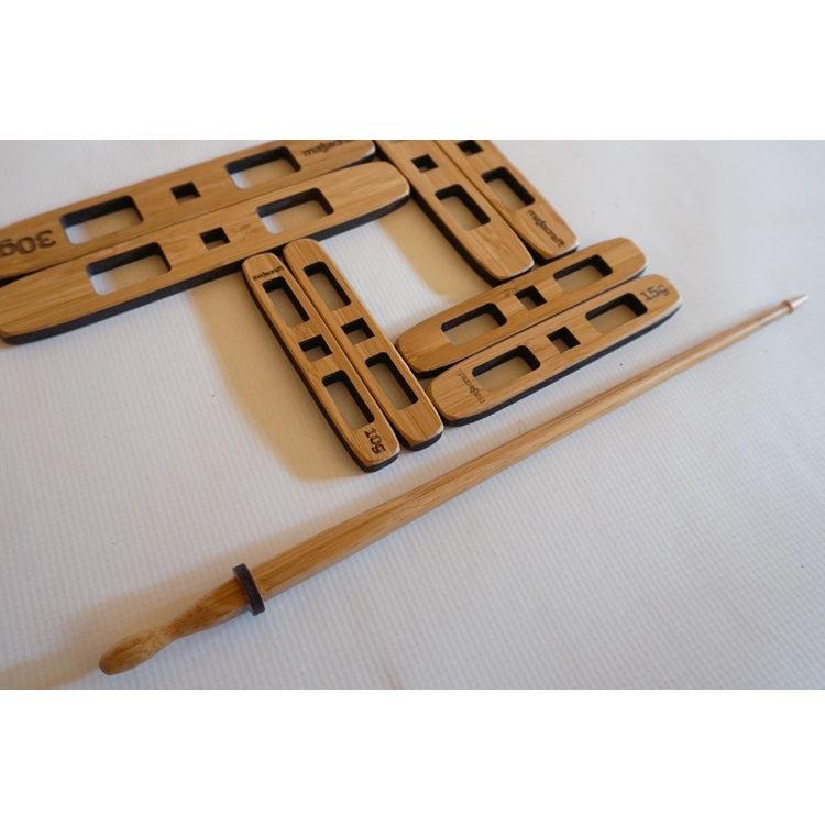 Majacraft Turkish Spindle Set for Hand Spinning Wool - Premium Wooden Drop Spindle Kit for Yarn Making, DIY Knitting & Crocheting Supplies - Perfect for Beginners & Fiber Artists (Home Crafting & Gift Idea)