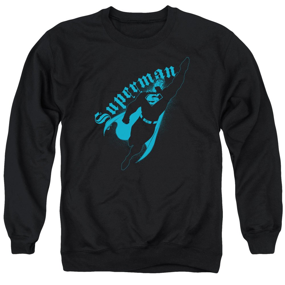 Superman Darkness Unisex Crewneck Sweatshirt for Men & Women | Soft Cotton Pullover Hoodie | Casual Wear, Cosplay & Superhero Fan Gift