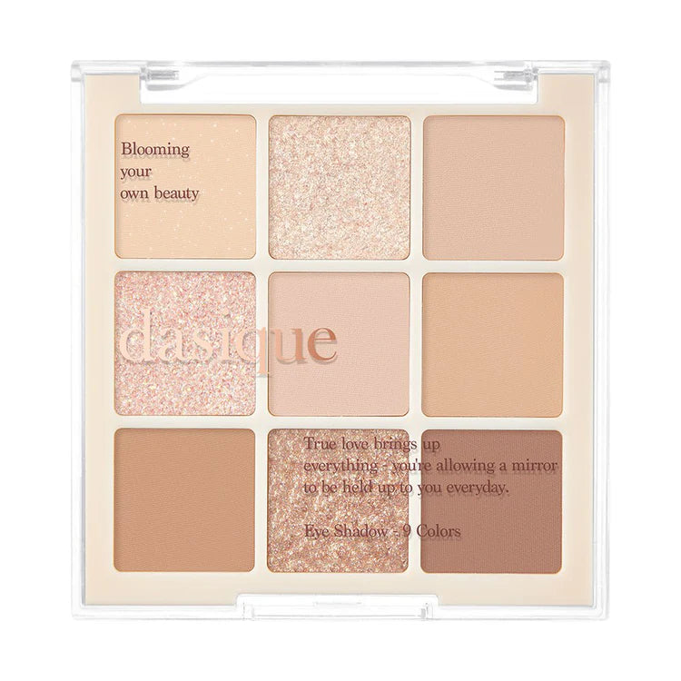 Dasique Shadow Palette 8g - 9 Color Matte & Shimmer Eyeshadow Set for Natural & Glam Makeup Looks | Perfect for Everyday Wear & Special Occasions