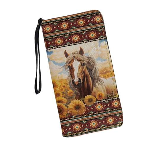 Western Horse Tribal Ethnic Aztec Sunflower