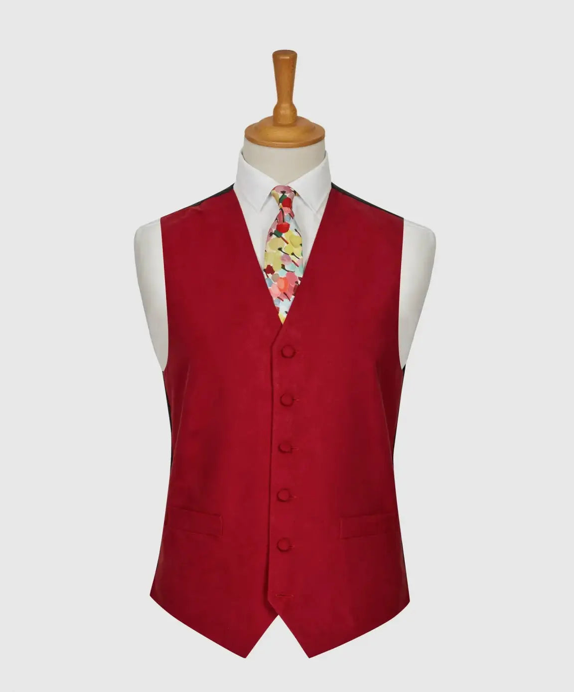 LA Smith 'Suede Look' Waistcoat for Men - Stylish Faux Suede Vest for Casual Wear & Office Outfits