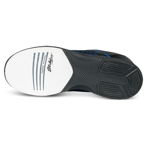 KR Strikeforce Men's Flyer Mesh Bowling Shoes - Black/Royal - Lightweight & Breathable for Comfortable Performance on the Lanes