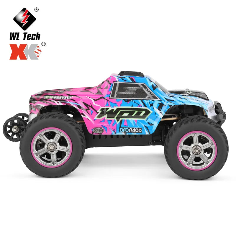 WLTOYS 204006 1/20 Scale 4WD Off-Road RC Car - 2.4GHz Remote Control, 50km/h High Speed, LED Headlights - Perfect for Outdoor Racing, Backyard Driving & Off-Road Adventures