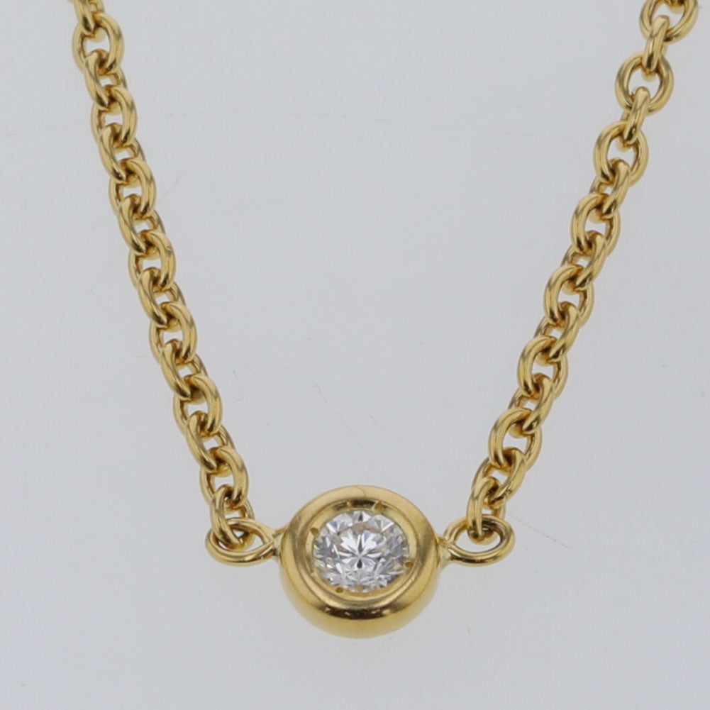 18K Gold Diamond Pendant Necklace for Women - Elegant Solitaire Diamond Jewelry Gift for Anniversary, Birthday & Valentine's Day | Perfect for Parties, Weddings & Special Occasions