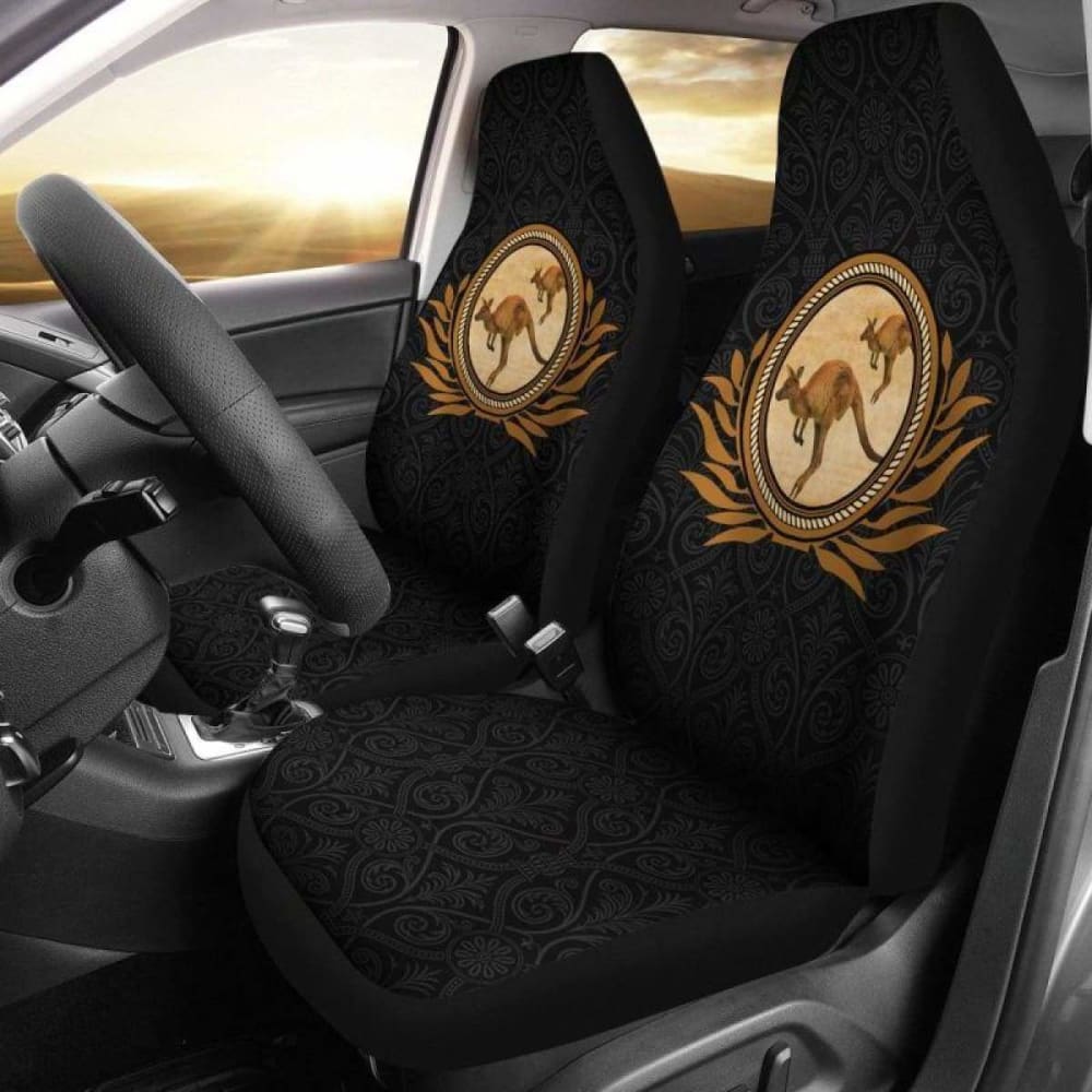 Premium Australia Kangaroo Car Seat Cover - Durable & Waterproof - Perfect for SUVs, Trucks & Sedans - Protect Your Seats from Pets, Kids & Spills
