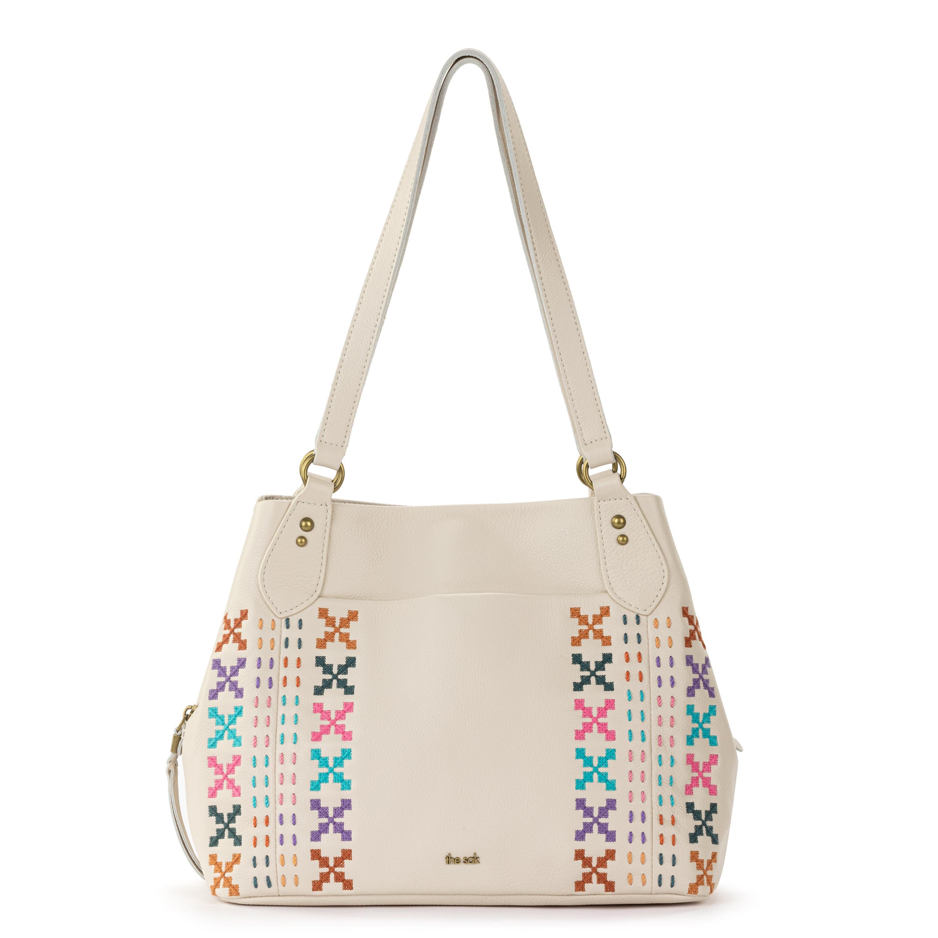 Leather - Stone Multi Needlepoint