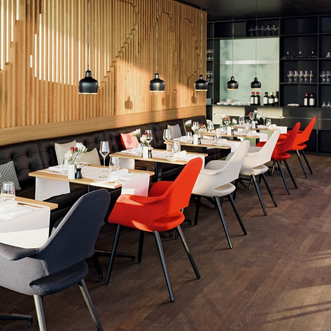 Stylish Rectangular Bistro Table for Indoor Dining - Perfect for Small Spaces, Kitchens & Breakfast Nooks