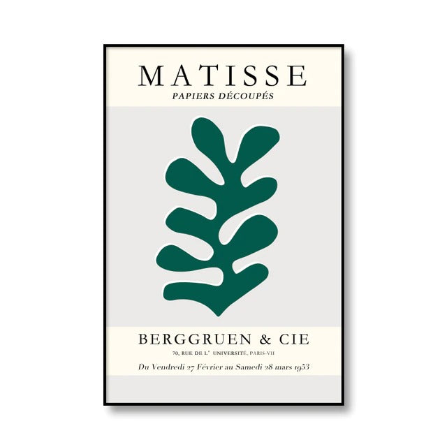 Matisse La Gerbe Art Prints - High Quality Canvas Wall Decor for Living Room, Bedroom & Office - Famous Henri Matisse Floral Painting Reproduction