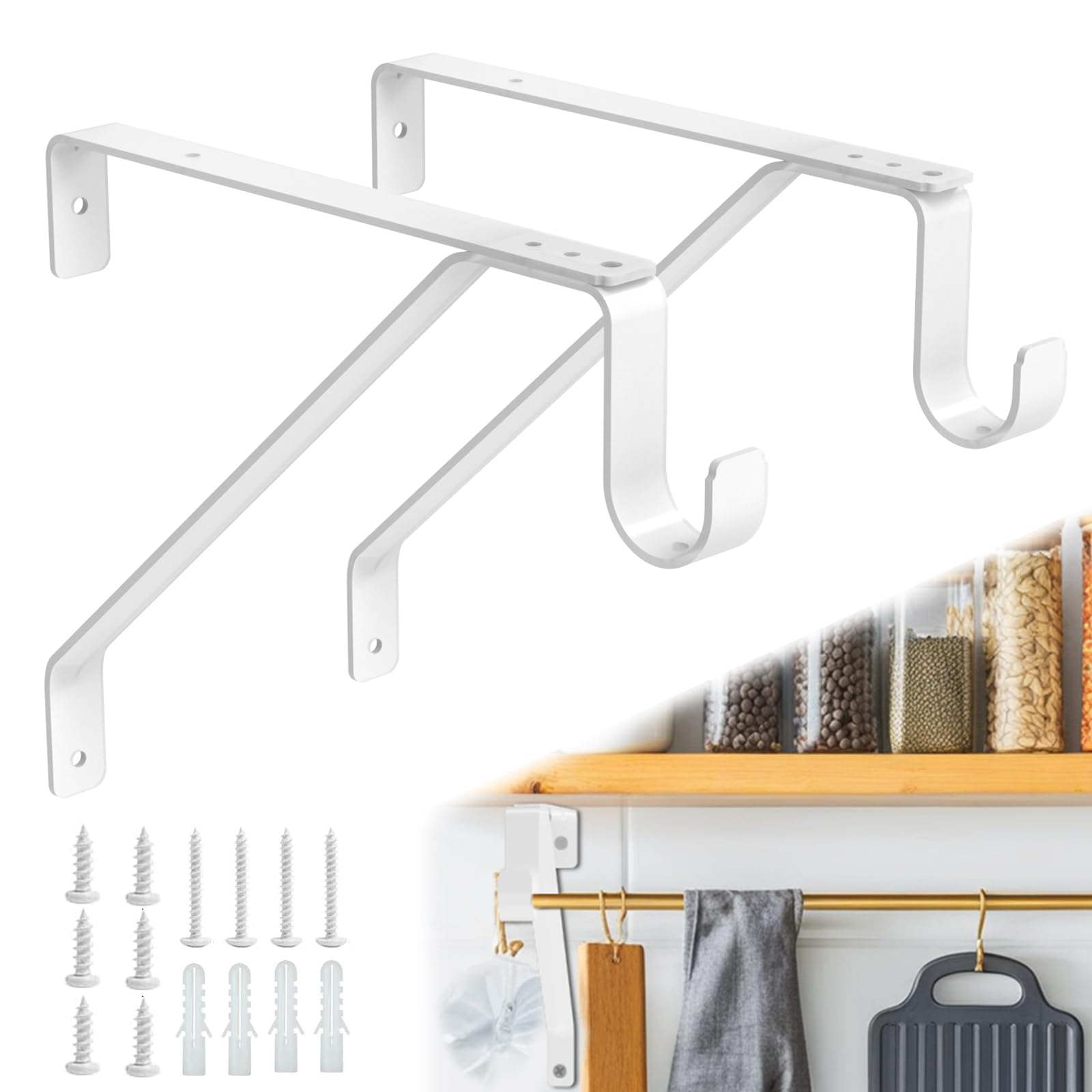 Heavy Duty Adjustable Shelf Brackets 10