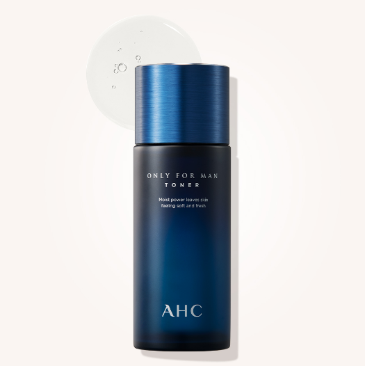 AHC Only For Men Toner 150mL - Hydrating Facial Toner for Men with Natural Ingredients | Perfect for Daily Skincare Routine & Post-Shave Soothing