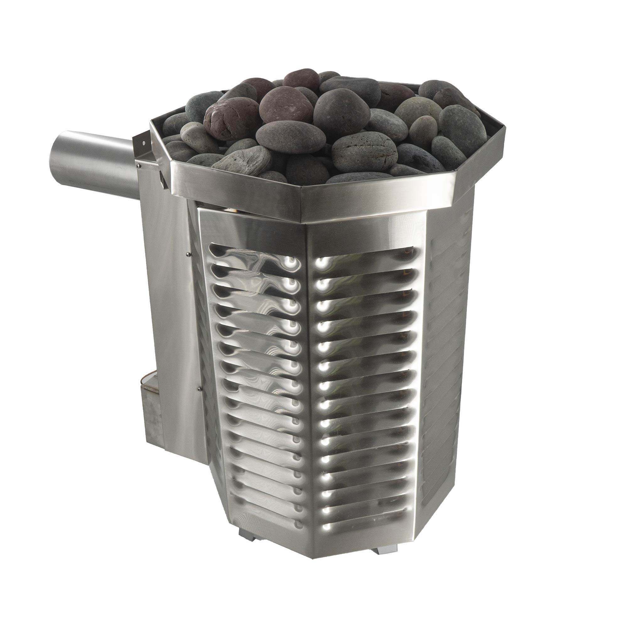 Premium 240V Sauna Heater with Liquid Propane | 321 Stainless Steel Construction & Solid Rock Tray | 60-Minute Timer & Pilot Ignition | Made in USA Since 1964 | Perfect for Home Spas, Wellness Centers & Luxury Sauna Installations